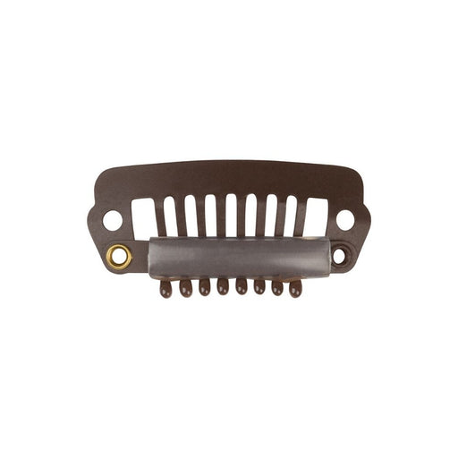 Take Two Products Clip-Ease Toupee Clips Matte Brown 12ct. Medium Single