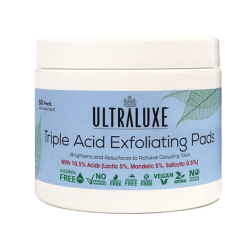Ultraluxe Triple Acid Exfoliating Pads