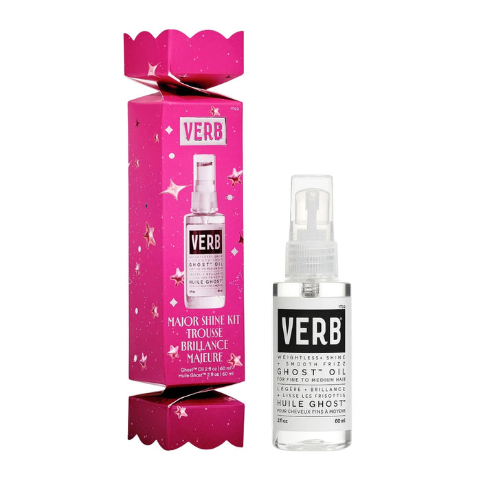 Verb Major Shine Kit packshot and product: ghost oil 2oz