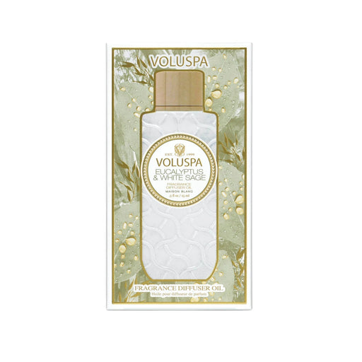 Voluspa Fragrance Diffuser Oil 0.5oz Eucalyptus & White Sage packshot