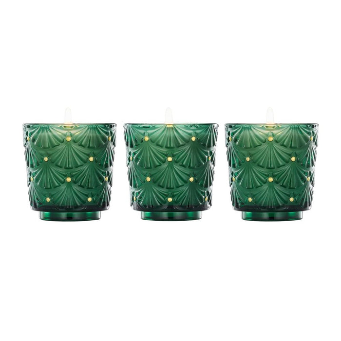Voluspa Holiday Gift Set Noble Fir Garland Mini Pedestal Trio