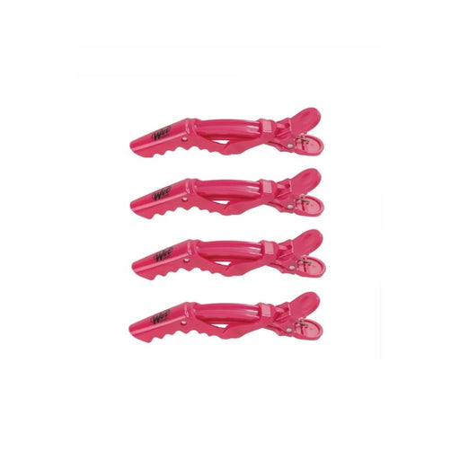 Wet Brush Big Mouth Clips Pink 4pk