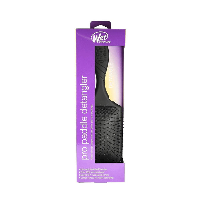 Wet Brush Paddle Detangler – Black, Aqua Vents, For Wet Hair & Conditioner