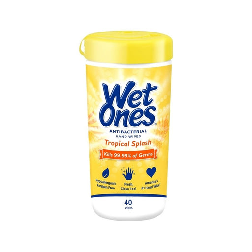 Wet Ones Hand Wipes 40ct Tropical Splash