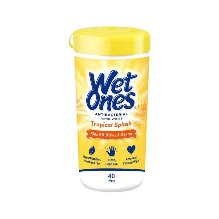 Wet Ones Hand Wipes 40ct Tropical Splash