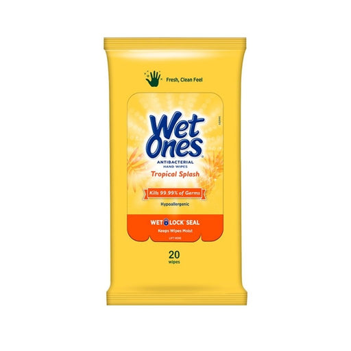 NEW* Wet Ones Hand Wipes 20ct Tropical Splash 